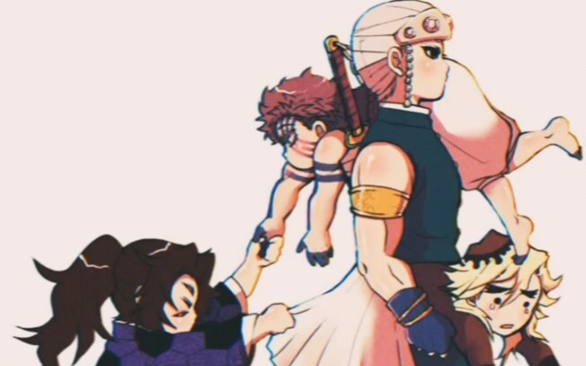 Versi patung pasir Kimetsu no Yaiba