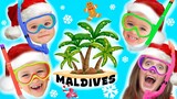 Vlad and Niki celebrate Christmas in the Maldives