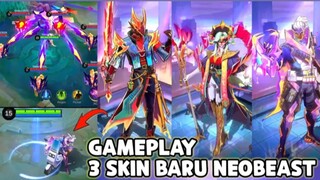 3 SKIN BARU NEOBEAST GAMEPLAY ! LING, BRODY, PHARSA NEOBEASTS TERBARU