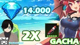 GACHA 11K GEMS UNTUK YUZE PANTAI YG WANGY  (ASIA 1) GUARDIAN TALES INDONESIA