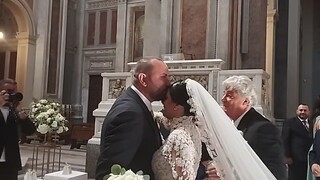 Vincenzo Napolitano detto Scafecchia impiegato comunale al matrimonio figlia Vittoria ( Ra. Na)