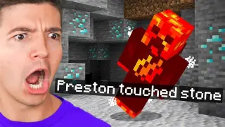 Minecraft but You Can't Touch Stone...