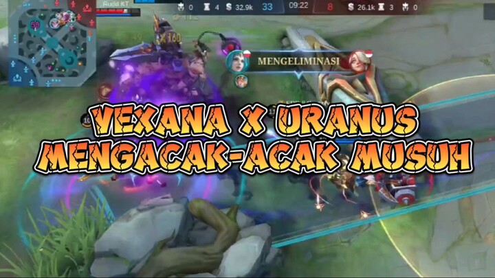 KETIKA URANUS TERLALU PEDE ITULAH SAATNYA VEXANA ROTASI DENGAN BEBAS!!