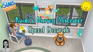 The Sims FreePlay - Noah Baxtor's Nursery MakeOver ( Speed Decorate )