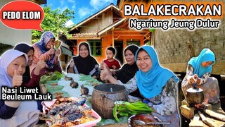 Mantap.. Ngaliwet Ngariung.. Bakar Ikan Tiga Sambal, Malaning Anom, Daun Pepaya Mete, Masak di Desa
