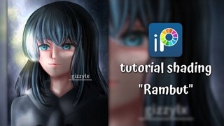 Tutorial shading Rambut🧚🏻🍃 ||Sakura School Simulator (ibis paint x)