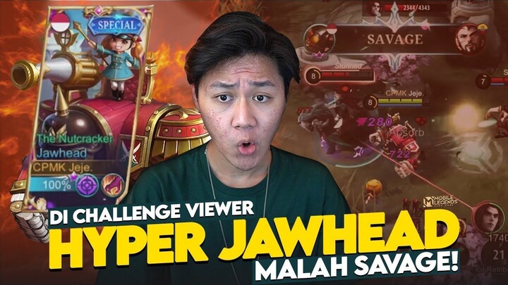 Challenge Jawhead Jungler Malah Dapet Savage! 1 Combo 1 Kill !- Mobile Legends
