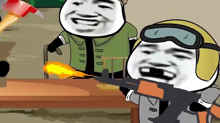 Dad pretends to be a thief and practices with the villagers, but ends up mistaking a real thief for 