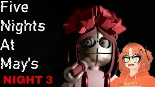 FIVE NIGHTS AT MAYLEE'S (NIGHT 3) | ROBLOX |Ate Peach