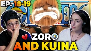 Zoro's backstory was so depressing.... *ONE PIECE* Episodes 18-19 REACTION!