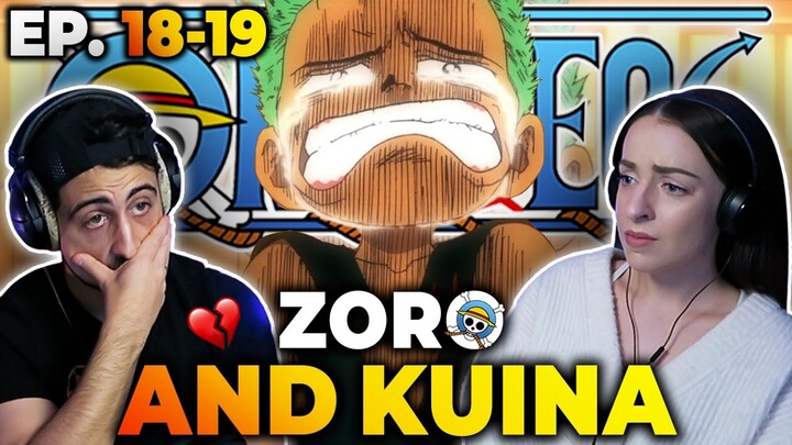 Zoro's backstory was so depressing.... *ONE PIECE* Episodes 18-19 REACTION!
