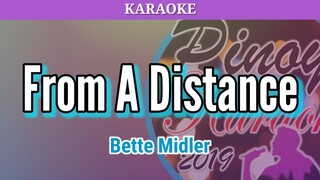 From A Distance by Bette Midler (Karaoke)