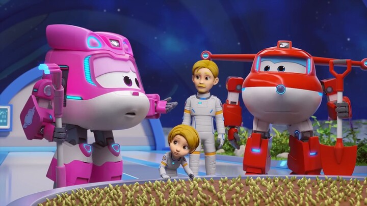 Super Wings ซุปเปอร์วิงส์ (Season 8) EP13 ตอน ดอกไม้บานบนดวงจันทร์