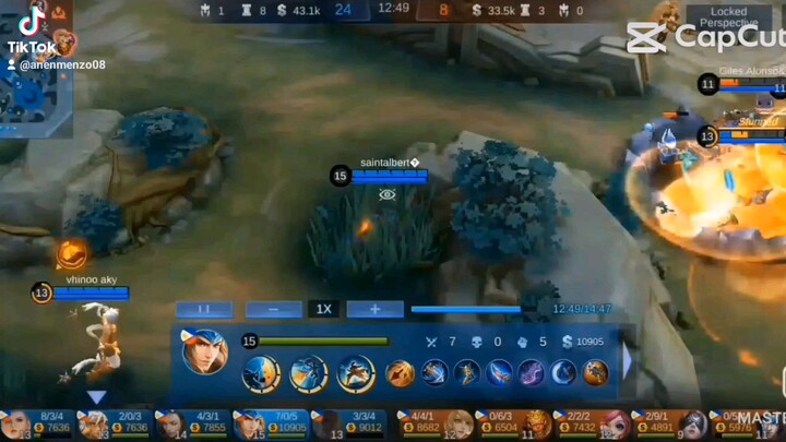 Zilong nag tower dive para maka savage..