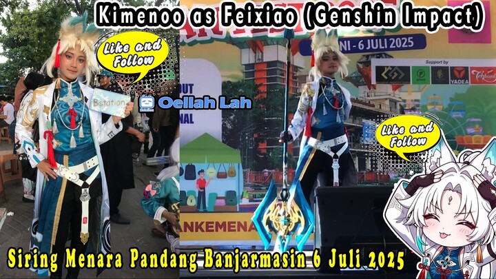 Kimenoo as Feixiao (Genshin Impact) di Liburan Fest 2025