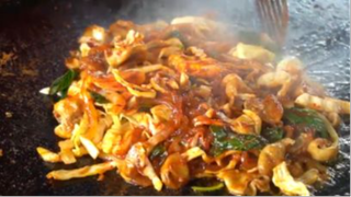 Ba chỉ heo xào cay #amthuc #monngon