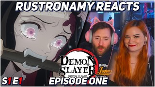 Demon Slayer: Kimetsu no Yaiba | 鬼滅の刃 | Episode 1 Reaction