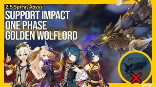 SUPPORT IMPACT 1 PHASE WOLFLORD | 2.5 Spiral Abyss | Genshin Impact