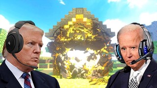 US Presidents DESTROY Minecraft With REAL LIFE PHYSICS!