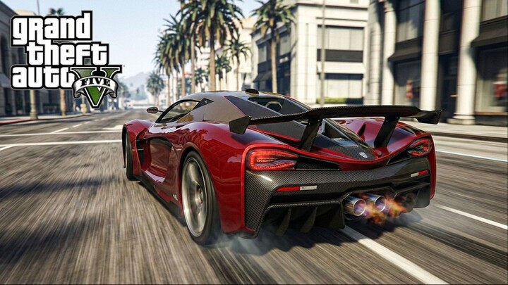 🔵 TESTEI UM SUPERCARRO EM UMA FUGA DA POLÍCIA! GROTTI TURISMO R | GTA V