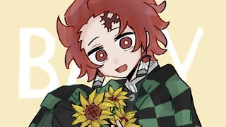 【鬼灭之刃/炭治郎生贺】“这首歌能成为你的伞就好了”