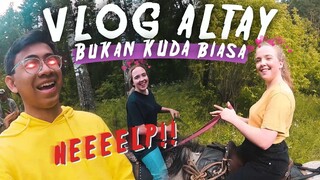 TELOR PECAH! NAIK KUDA BARENG KELUARGA OLYA & YULYA