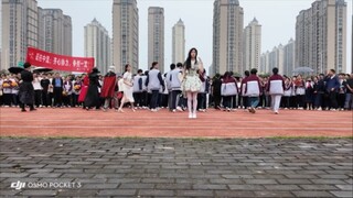 White Socks: Middle School Girls Dancing at the Sports Meet | Have you ever performed a show? Leave 