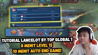 TUTORIAL LANCELOT EMBLEM, ITEM, SKILL BY TOP 1 LANCELOT / TOP 2 INDONESIA LANCELOT - EVOS JEJE