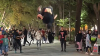 This flip is so amazing that it shocked the whole audience