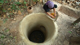 How To Build Secret Underground House And Beautiful Flowers Bathtub