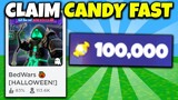 CLAIM CANDY FAST!! (Halloween event) | Roblox Bedwars Update
