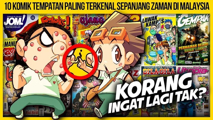 10 KOMIK TEMPATAN PALING TERKENAL SEPANJANG ZAMAN DI MALAYSIA