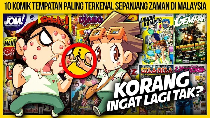 10 KOMIK TEMPATAN PALING TERKENAL SEPANJANG ZAMAN DI MALAYSIA