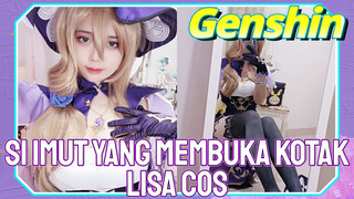 [Genshin Impact COSPLAY] Si imut yang membuka kotak Lisa cos