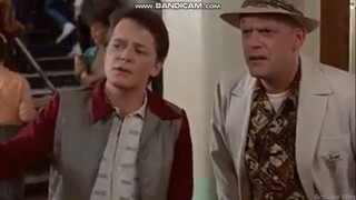 Back To The Future - George and Mr Strickland Scene