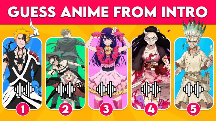Guess Anime By Intro Scene 🎬 | Anime Opening Quiz 🎶| Vinland Saga, Demon Slayer, Spy X Family