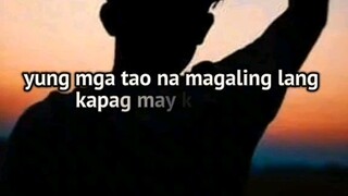kilala ka lang kapag meron ka. tama ba?.....