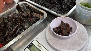 Gỏi đu đủ khô bò nhà làm 25k_dĩa ngon giòn ăn cực mê