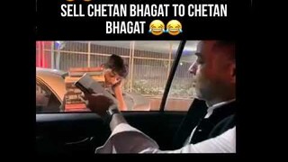 When someone tries to sell chetan bhagat to chetan bhagat