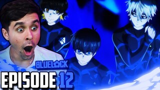 "NOW THIS IS A CRAZY TEAM" Blue Lock Episode 12 REACTION!