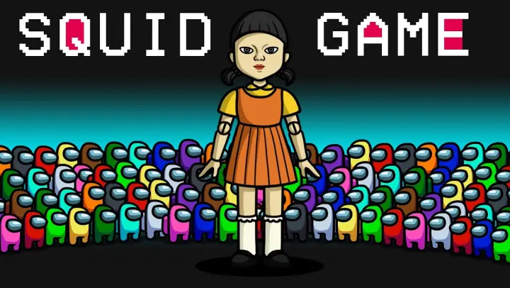 Among Us SQUID GAME, but with 100 PLAYERS