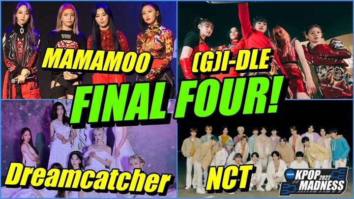 FINAL FOUR GROUPS . . . Kpop Madness 2022