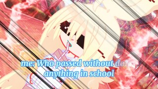 when your friend struggle with school and theres you, who doesn't-