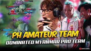 I CAN'T BELIEVE THIS AMATEUR TEAM FROM PH DOMINATED THE PRO TEAM OF MYANMAR 😱