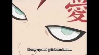 Rock lee vs gaara full Fight Eng (sub)