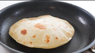 5 Minutes Ready! Quick and Easy flatbread made with Batter! No Kneading! No Oven