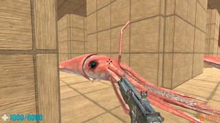 New Insane FPS Dungeon with Colossal Squid. Animal Revolt Battle Simulator