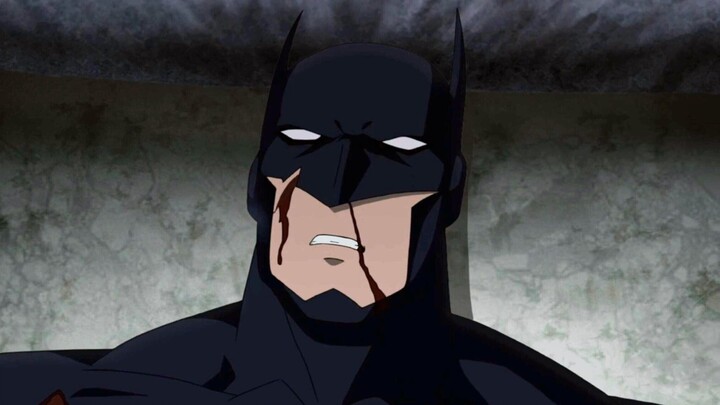 Bản kiểm kê vũ trụ N52 Cảnh Batman bị thương thở hổn hển