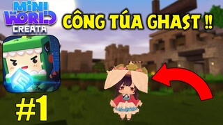 MiniWorld Sinh Tồn Sa Mạc #1 | CÔNG CHÚA GHAST GIÁNG THẾ VÀ GẶP BOSS SA MẠC !!