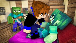 Monster School: Zombie girl sad life - Sad Story - Minecraft Animation